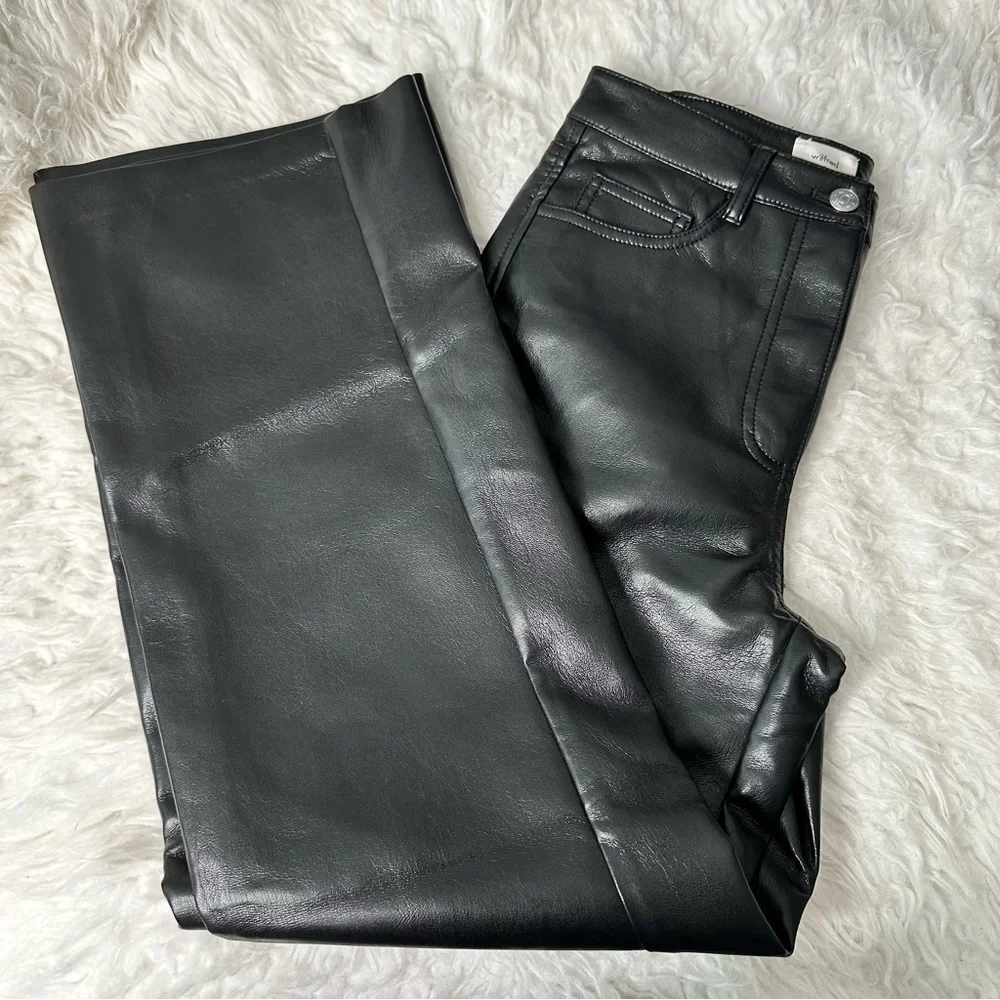 Wilfred The Melina™ Pant High-Waisted Vegan Leather Pants • - Picture 4 of 5